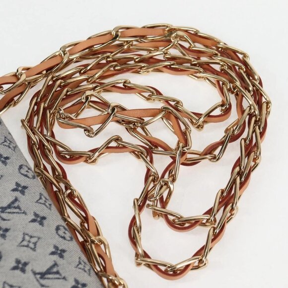 LOUIS VUITTON Monogram Mini Camille Chain Shoulder Bag Blue M92002 Auth EC1035AM - Picture 8 of 16